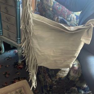 Free People Boho Slouchy Fringe Bag